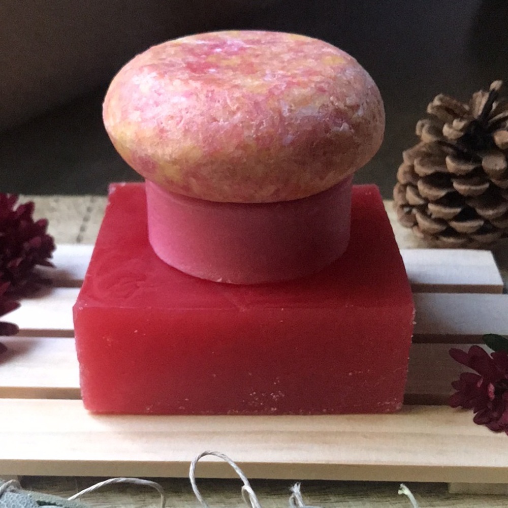 VEGAN GLYCERIN BAR SOAP & SHAMPOO AND CONDITIONER Bundle / Mountain Mom Soap Co